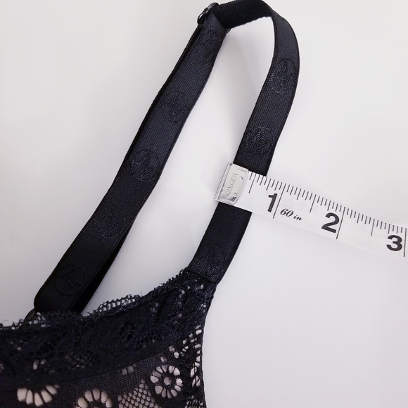 ADRIENNE VITTADINI STUDIO BLACK LACE BRA - Picture 13 of 16